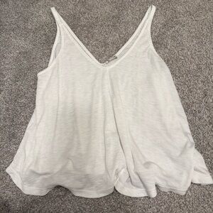 Free People White V-Neck Camisole